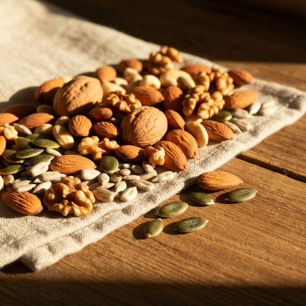 Orzechy i nasiona - naturalne źródła magnezu